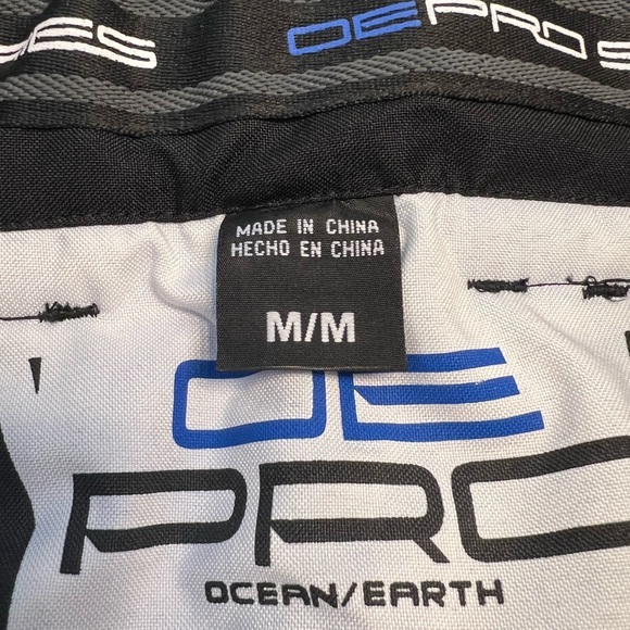 Ocean Earth OE Pro series black snowboard/ Ski pants size M. Fleece lined - Picture 2 of 14